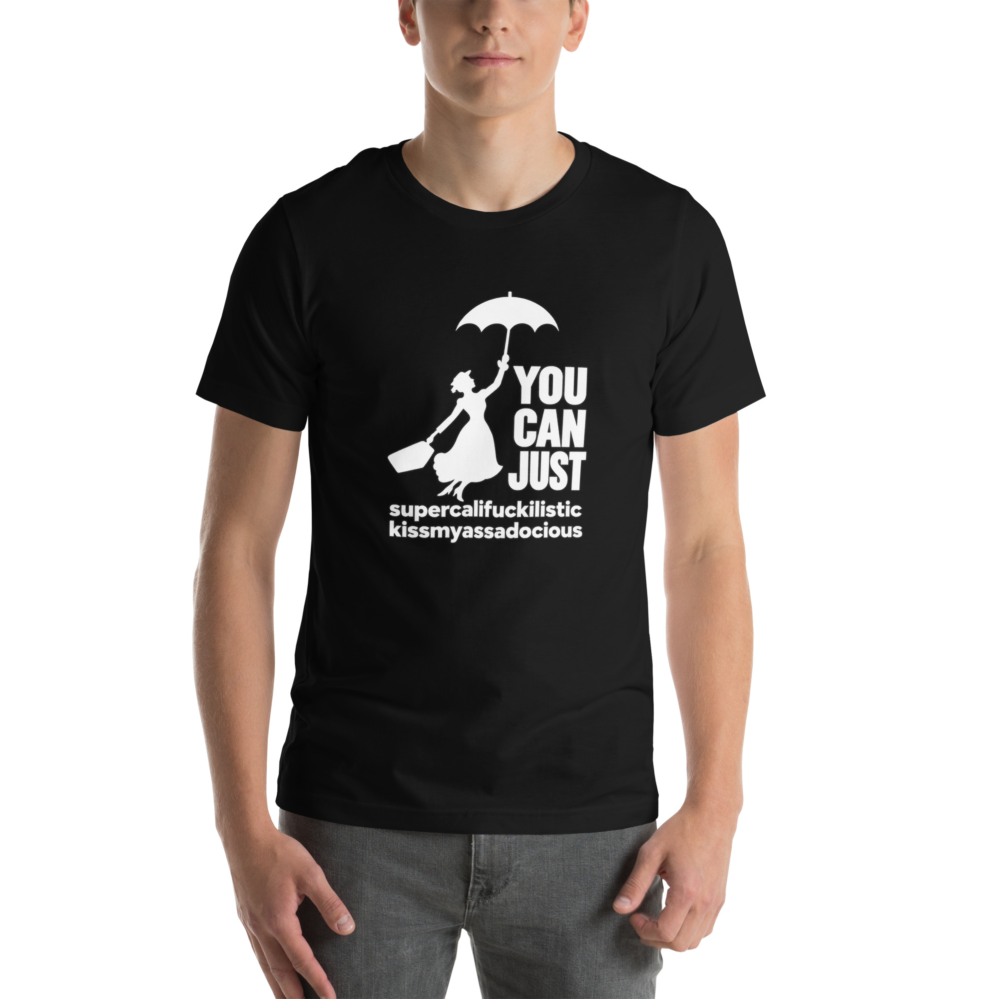 unisex staple t shirt black front 6aaa8ff997c77.jpg Mary F’N Poppins funny adult humor vacation T-shirt