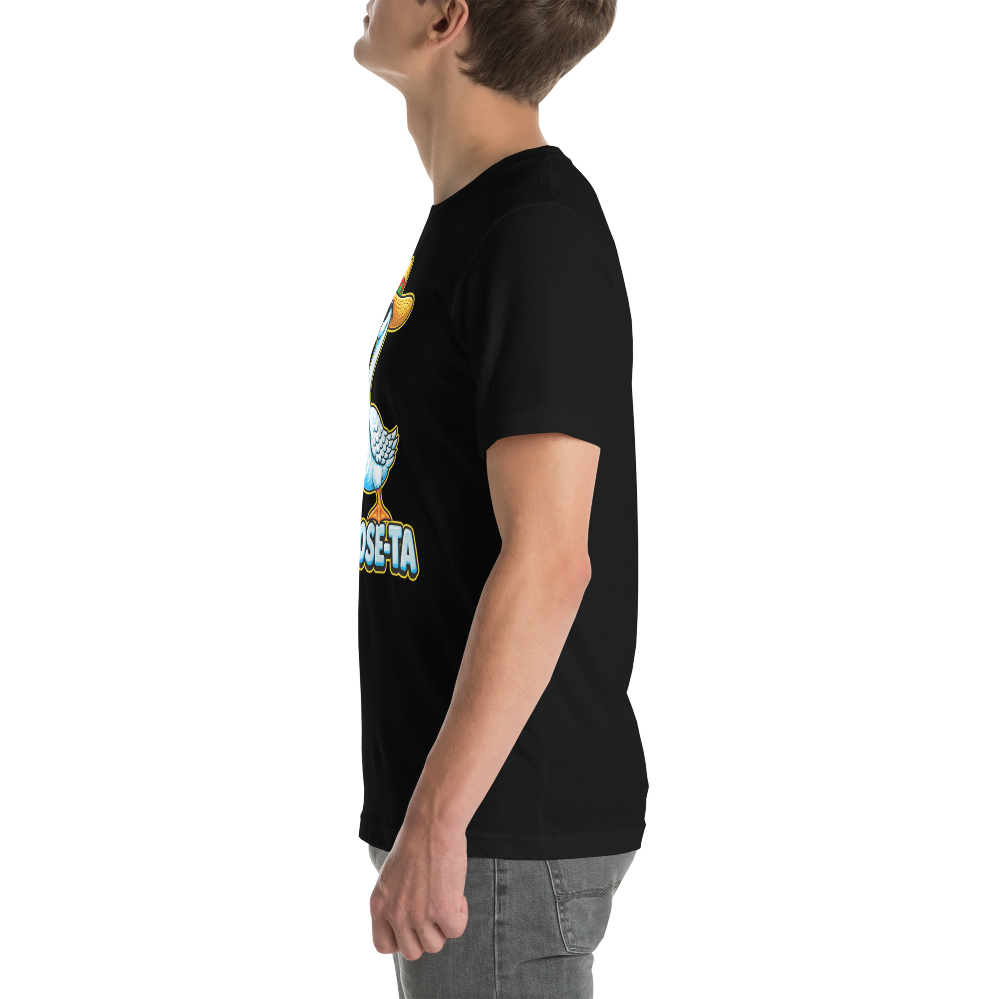 unisex staple t shirt black left 6aa43645d997c.jpg Me Goose-Ta Funny Mexico vacation goose T-shirt